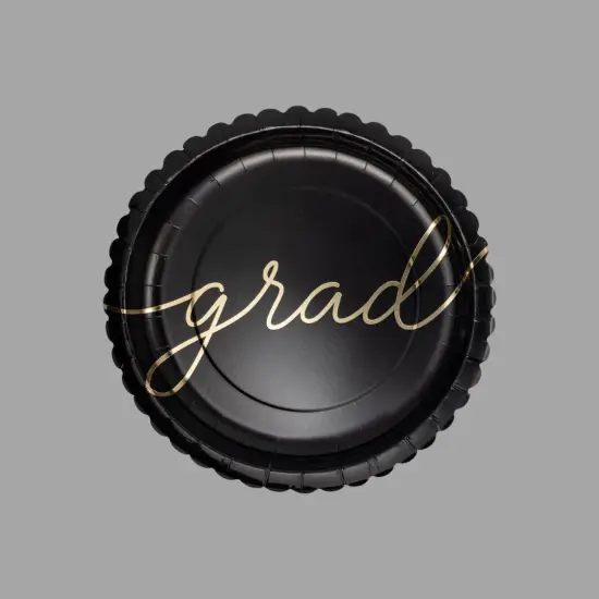 Grad Script Paper Plate | Graduation Party & Celebration Plate {4}