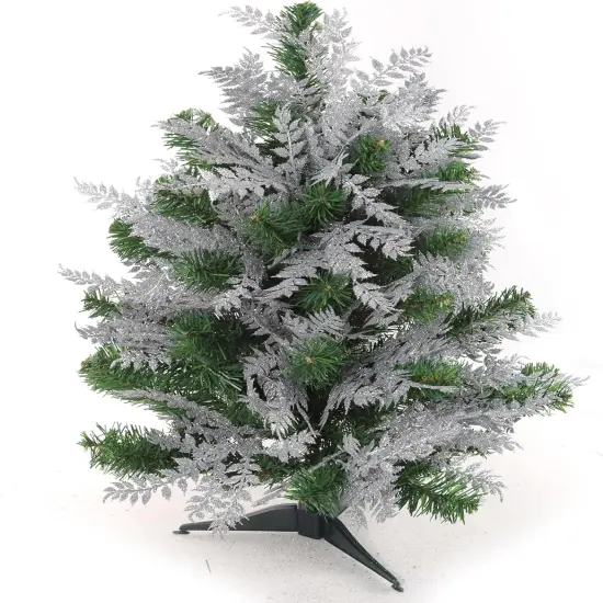 Silver Glitter Ash Spray Picks - 72-Pack, Sparkling Design, Perfect for Wreaths, Trees & Garlands - Christmas & Holiday D&eacute;cor Accent {1}