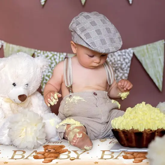 3PCS Bear Baby Shower Tablecloth {4}
