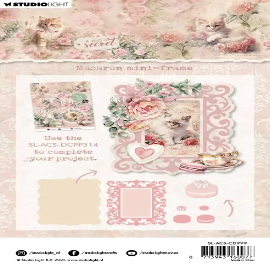 Studio Light A Cat's Secret Cuttting Die-Macaron Mini-Frame {2}