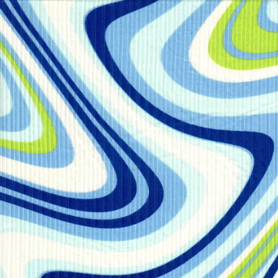 1 Yard Abstract Tie Dye 8x3 Yummy Rib Knit Fabric Soft Stretch 58/60 Inches Wide OLIVE {3}