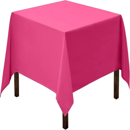 Fuchsia Square Table Cloth {1}