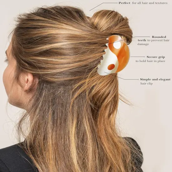 Yin Yang Hair Clips {3}