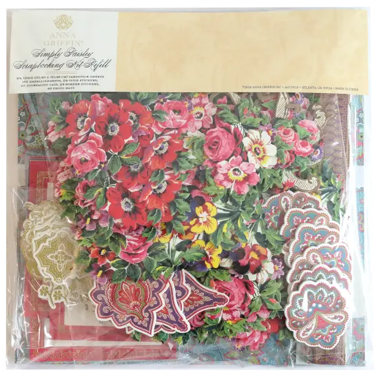 Simply Paisley Papers and Embellishments {1}