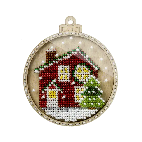 Bead embroidery kit on wood FLK-369 {2}