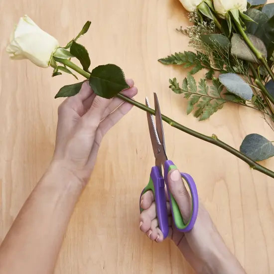 FloraCraft Floral Shears Purple-7.5" {5}