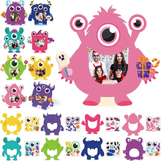 112Pcs -DIY Monster Frame Craft Kits, DIY Craft Kits for Kids {1}