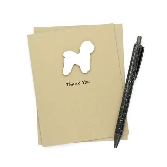 Bichon Frise Thank You Cards {3}