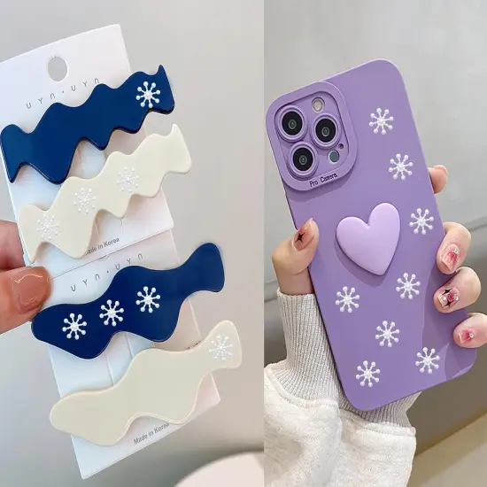 200 PCS Christmas Resin Snowflakes {4}