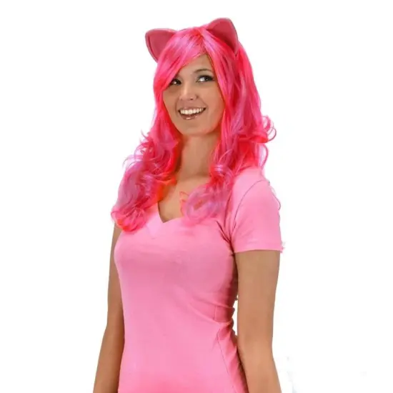 My Little Pony Pinkie Pie Adult Costume Wig W/Ears {1}