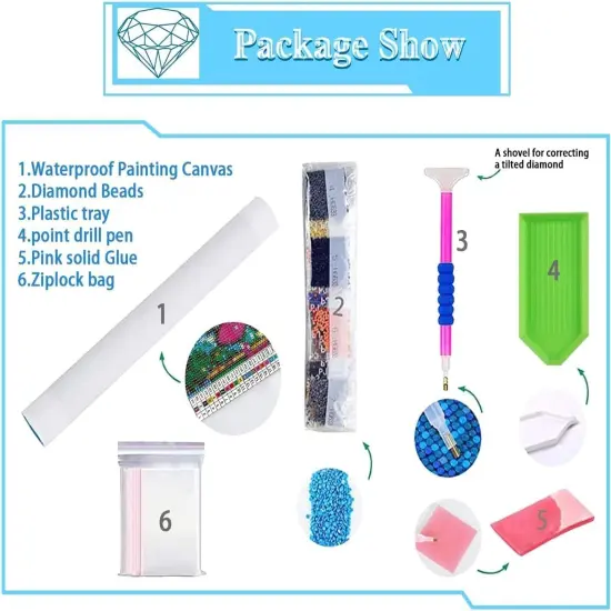 5D Diamond Painting Kits - DIY Full Round Drill {5}