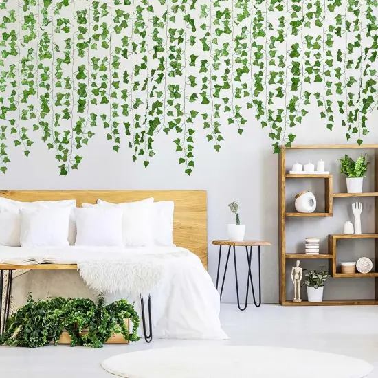 24 Pack 168Ft Artificial Ivy Vine Greenery Garlands {2}