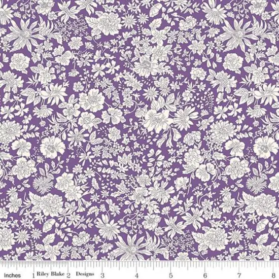 Emily Belle in Damson (01666437a) | Emily Belle | Liberty Fabrics | Riley Blake {1}