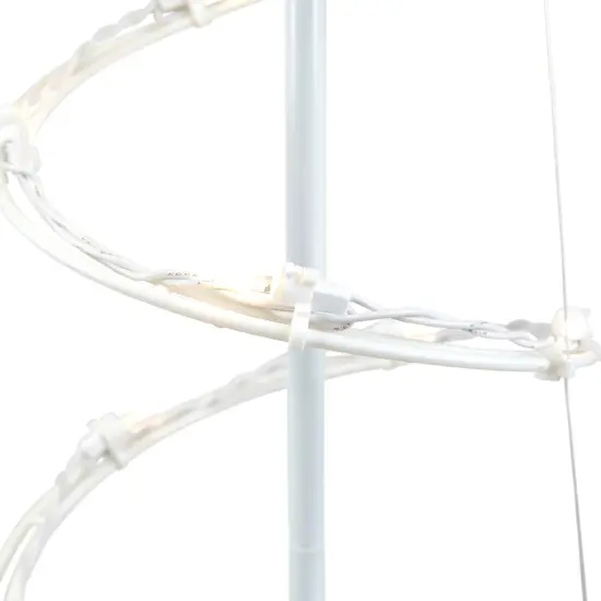 Northlight LED Lighted Outdoor Spiral Christmas Cone Trees 3' 4' and 6' - Warm White Lights - Set of 3 {6}