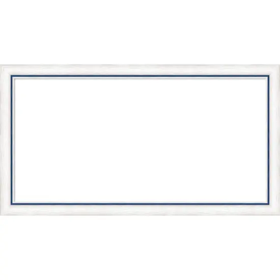 Morgan Framed Dry Erase Magnetic Board White Blue {1}