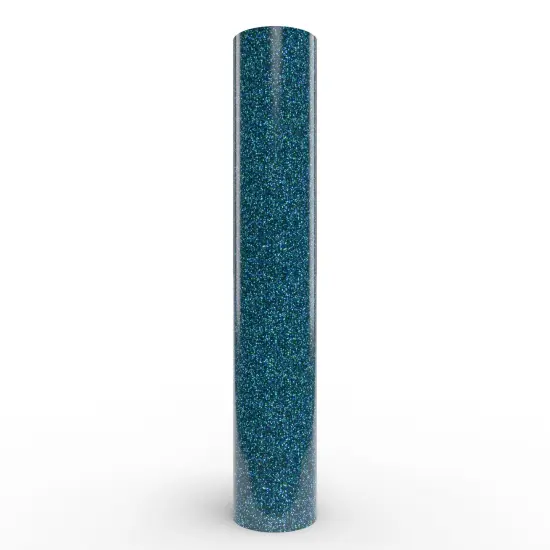 Siser&reg; Glitter Heat Transfer Vinyl, 11.8" x 60" Lagoon {1}