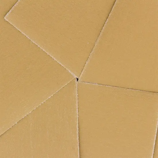 240 Grit - 1/4 Sheet Hook & Loop Sandpaper 5.5" x 4.5" - For Automotive & Wookworking Palm Sanders - Box of 25 {3}