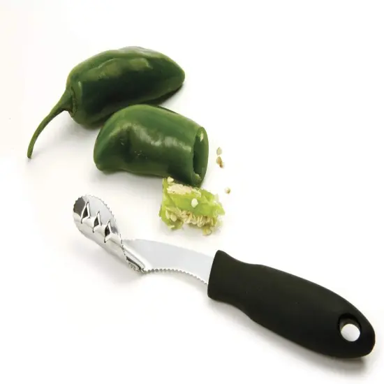 Norpro 8" Stainless Steel Jalapeno Pepper Corer / Seed Remover with Grip-EZ Handle {6}