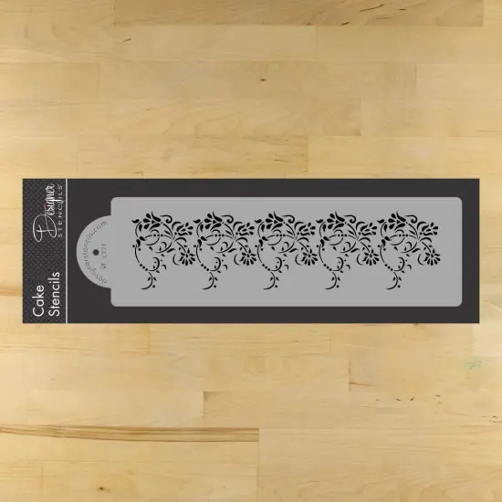 Medium Vintage Lace Cake Stencil Side | C771 by Designer Stencils | Cake Decorating Tools | {1}