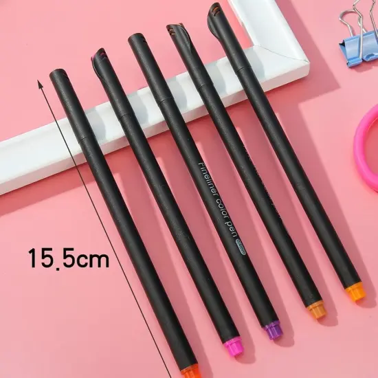 TABANA Watercolor FineLiner Felt Tip Point Pens -36 Colors {4}