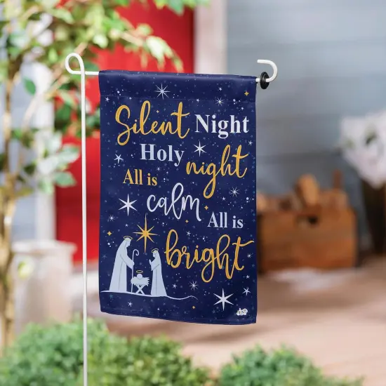 Joy to the World Christmas Garden Flag 2 Sided {2}