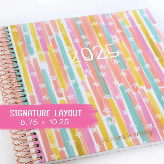 2025 Planner - Signature Layout, Spiral Bound - "Stars & Stripes" (#210) {1}