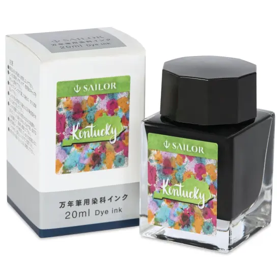 Sailor USA State Ink - Kentucky, Green, 20 ml {1}