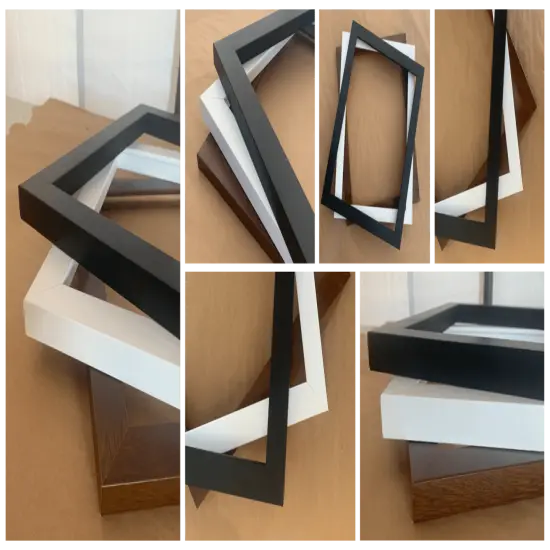 43x33 White Picture Frame 43 x 33 Poster, Art Photo - Wall Hanging Framing {6}