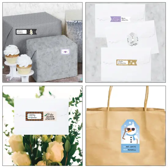 Big Dot of Happiness In My Christmas Era To and From Stickers, Assorted Gift Labels, Xmas Labels, To and From Christmas Gift Stickers, 12 Sheets, 120 Stickers {6}