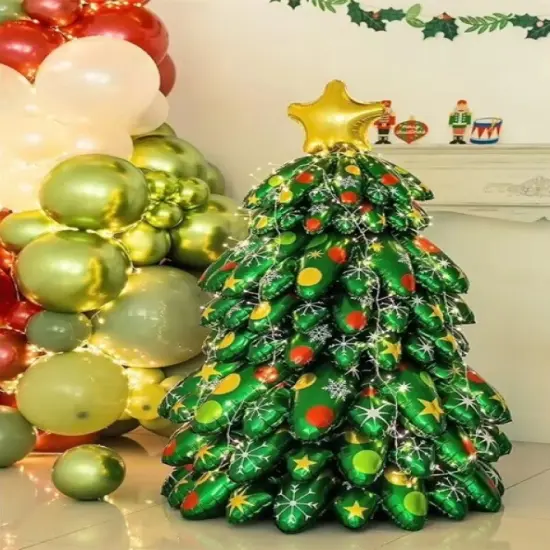 Christmas Tree Standing Foil Balloon Decoration F07M1-70 {1}