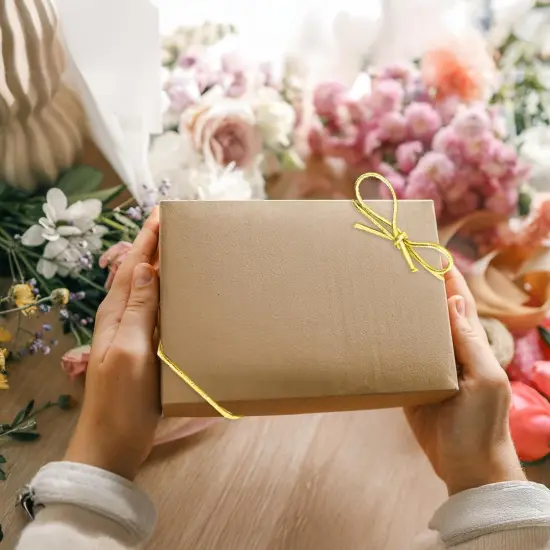 Metallic Gold Pre Tied Bows - 10 Inch (Pack of 100) {5}