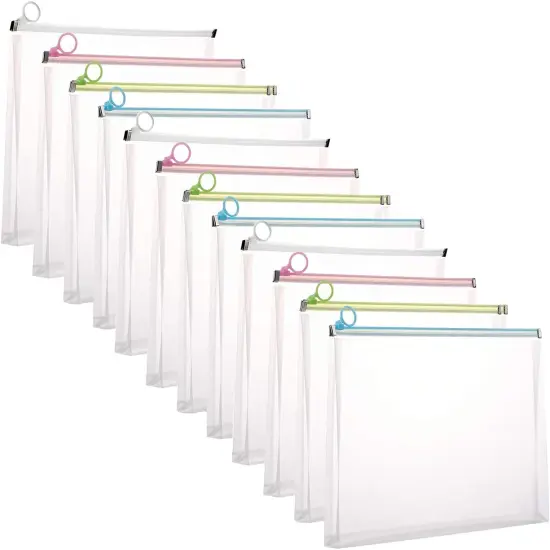 9x12 Clear Zip Plastic Envelopes {1}