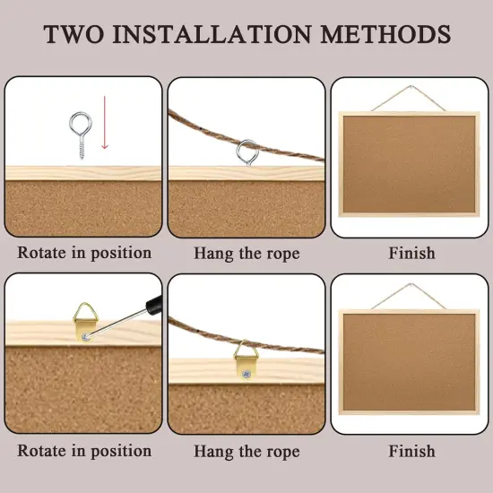 2 Pack Cork Board Bulletin Board {2}