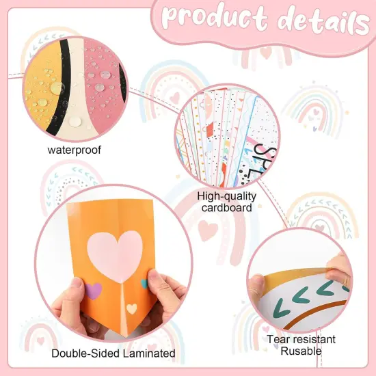 31 Pcs Bulletin Board Decorations Set Boho Classroom Decor {3}