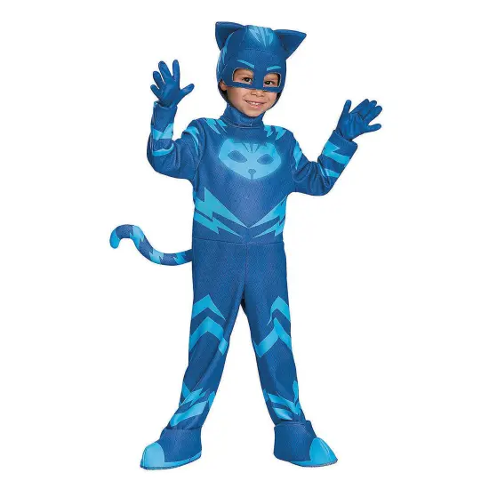 Boys PJ Masks Catboy Costume with Tail and Headpiece Child Sizes 4&ndash;6 {1}