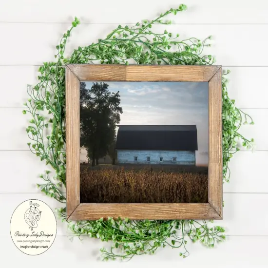 Autumn Barn - Art paper for Decoupage and Mixed Media by Painting Lady Designs {2}