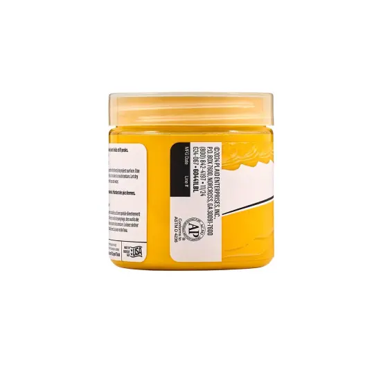 FolkArt Super Thick Acrylic Paint Medium Yellow 4 oz - 60441 {4}