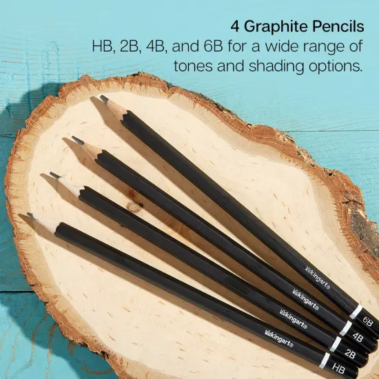 KINGART&reg; Sketch & Draw Set, 13 pc {4}