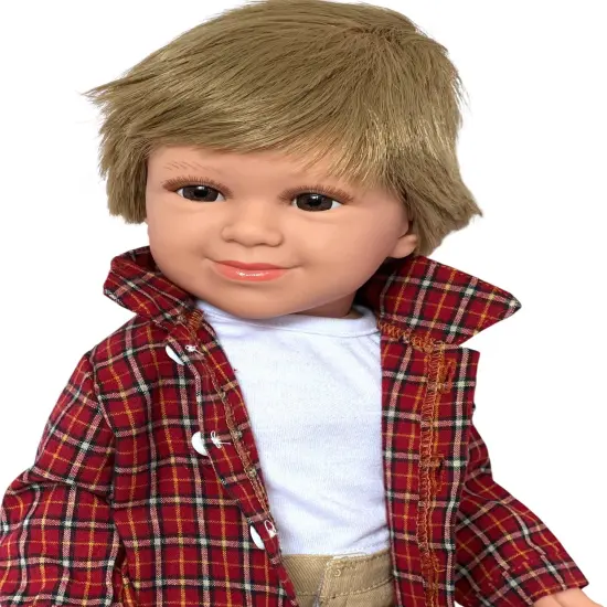 Lincoln: The Adventurous Little Boy Doll- Blonde Hair Brown Eyes {3}