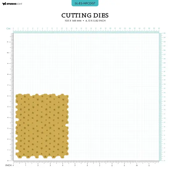 Studio Light Essentials Hot Foil Cutting Die-Nr. 07, Star Background {4}