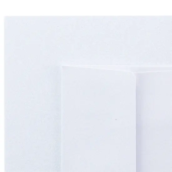 Harmony Paper Inkjet Printable Glitter Cards & Envelopes A7-Crystal White {6}