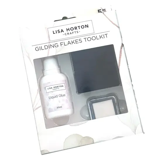 Lisa Horton Crafts Kit-Gilding Flake Glue And Sponge {1}