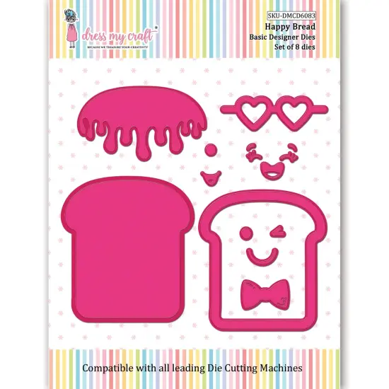 Dress My Craft Basic Designer Dies-Happy Bread {1}