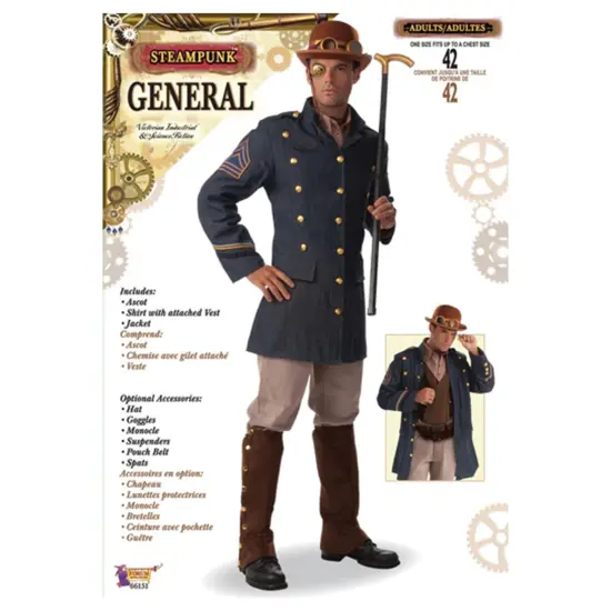 Steampunk General Costume Adult {5}