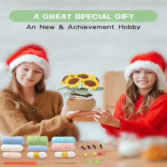 Sunflower Crochet Starter Kit {5}