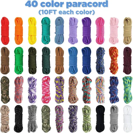 Paracord Bracelet Kit - 40 Colors, 10 Feet {2}