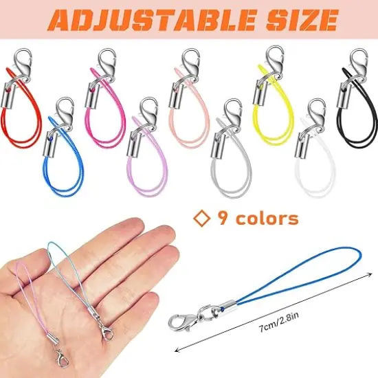 Lobster Clasp Cords Clasp Cord Strap Charm Lariat Lanyard Mini Lariat Strap {2}