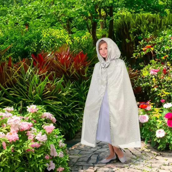 Royal Princess Silver Costume Cape Child Standard {3}