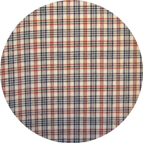 1 Yard Red, White & Navy Dyed Cotton Apparel Fabric Brushed or Flat 40/42" Wide {1}