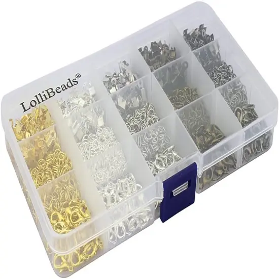 1900Pcs Kit with 5 colors 150 Pcs Lobster Claw Clasps {4}
